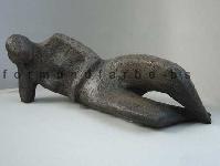 Sinnende, Terrakotta, 14 x 35 x 14 cm