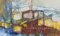 Diptychon 2, Frottage, 2006, (2x) 60x50